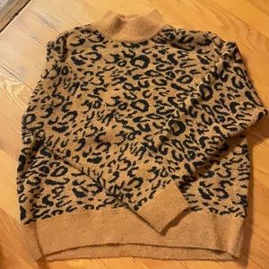 New Animal print sweater